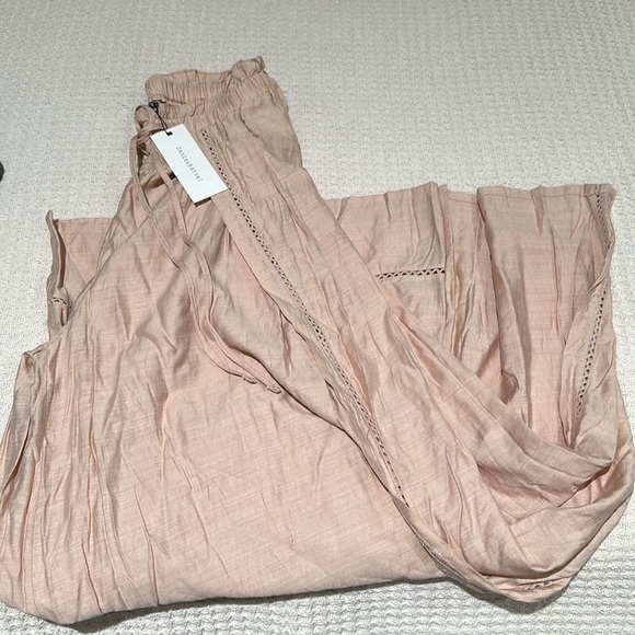 NWT dance and marvel beige wide leg pants - Picture 5 of 6